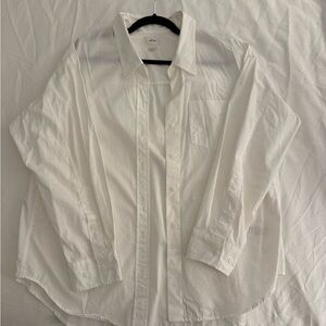Wilfred Crisp White Button Down Shirt